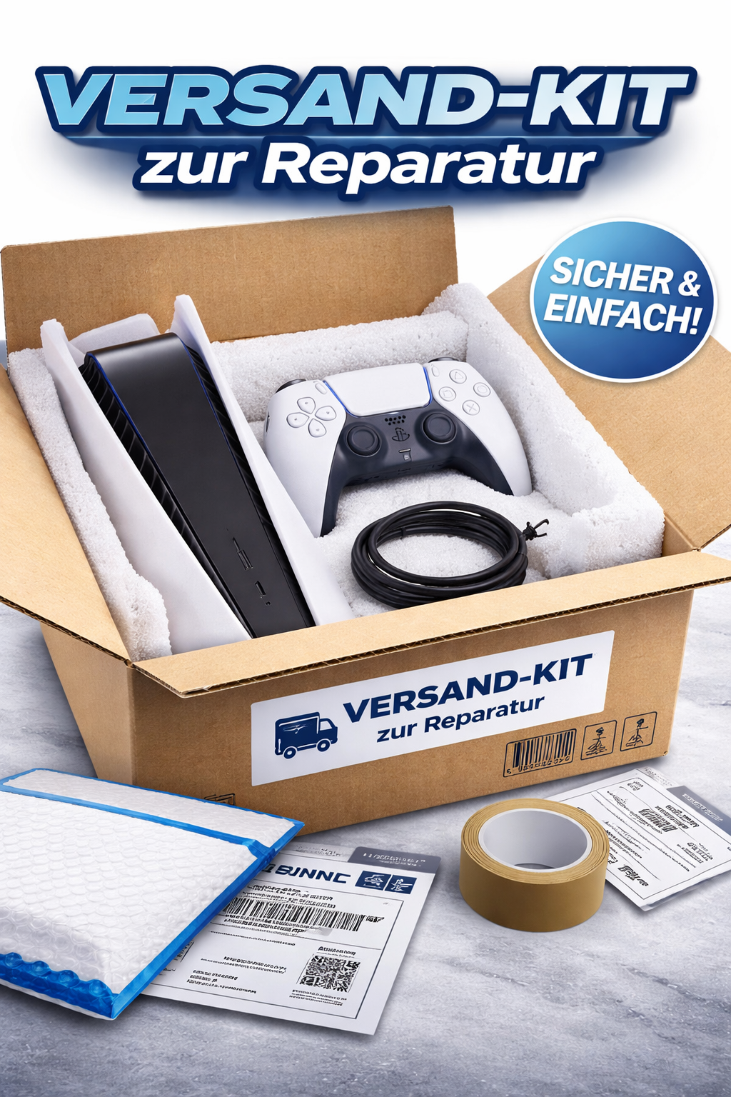 Rückversand für Konsole oder Controller