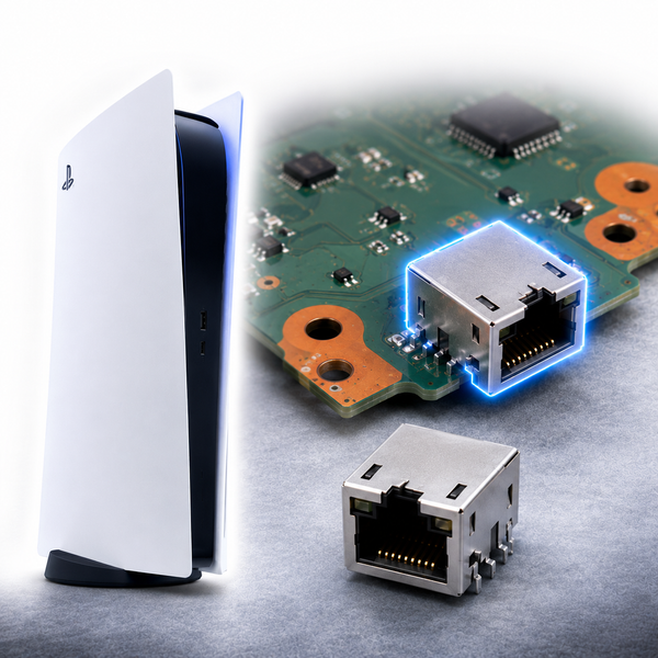 PlayStation 5 LAN-Port Reparatur