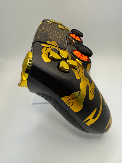 Custom PS5 DualSense Controller – Gold Samurai Edition